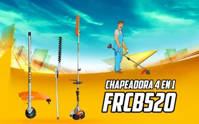 Mantén tus espacios limpios y ordenados con la nueva chapeadora Freedom 4 en 1 FRCB520.